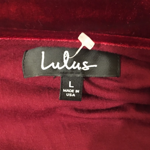 Lulu’s Backless Burgundy Velvet Mini Dress - Picture 10 of 10